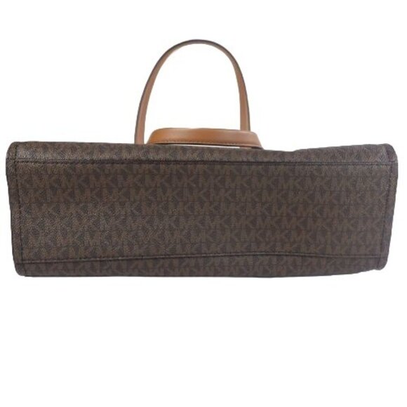 Michael Michael Kors Graham Logo Large Top Zip Tote - Brown/acorn - Picture 7 of 9